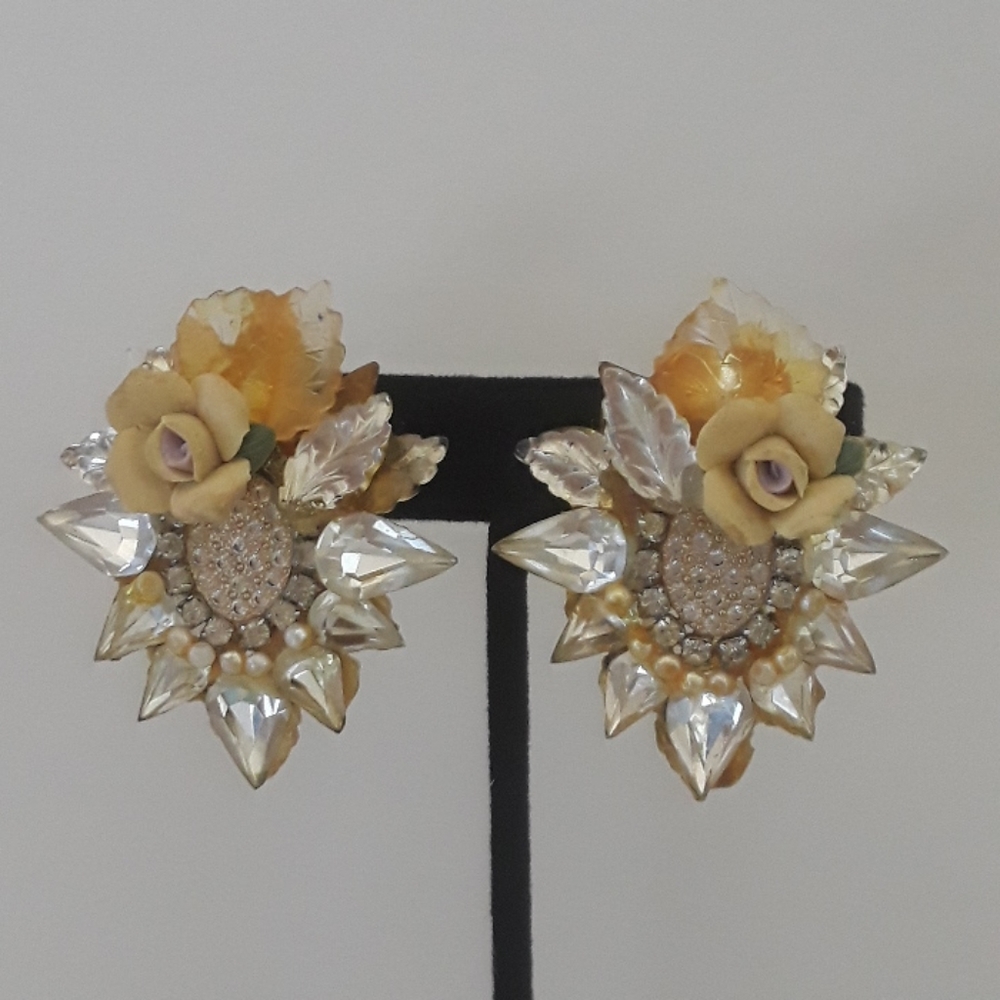 HANDMADE Statement Earrings from the 80's